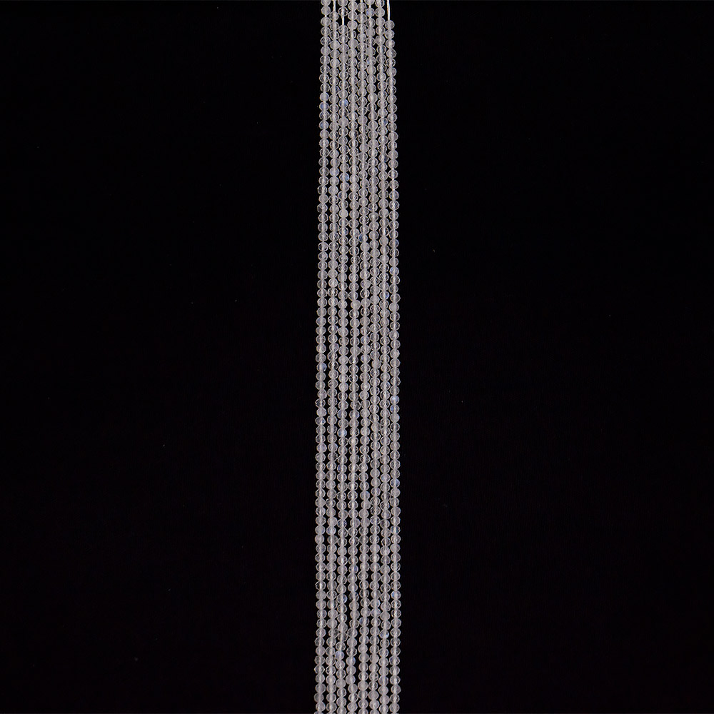 Лунный камень шар 3 мм грань