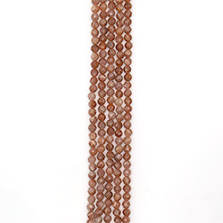 Солнечный камень 8 мм грань люкс