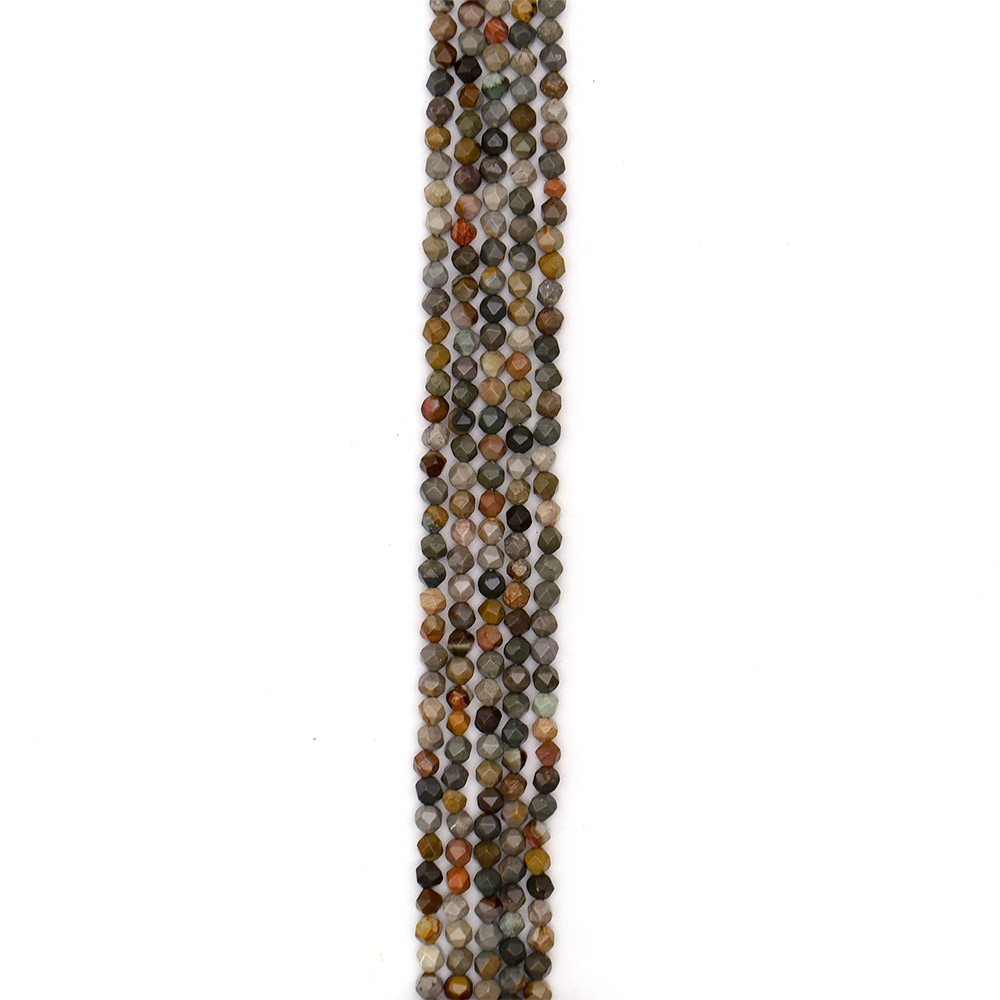 Фото товара яшма уральская крупная грань 6 мм