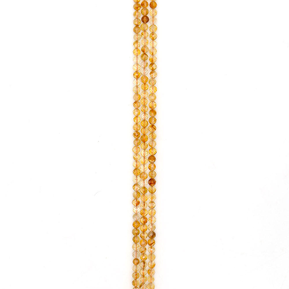 Фото товара цитрин шар грань люкс аа 6 мм