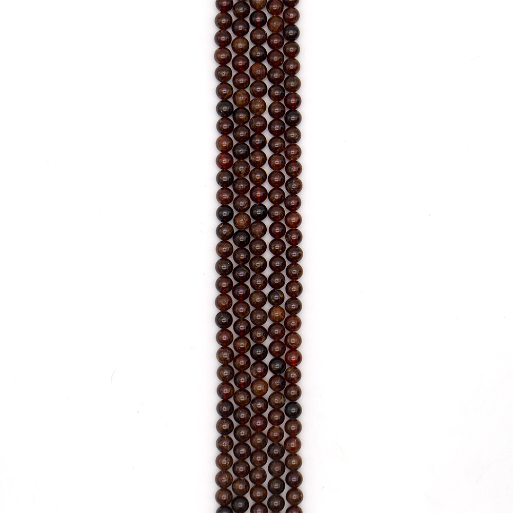 Фото товара гранат шар оранжевый 8 мм