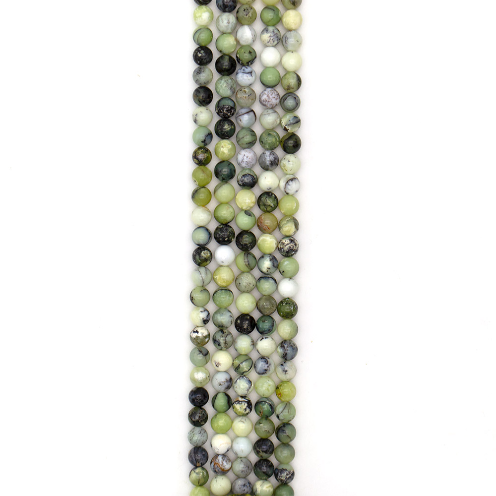 Фото товара опал зеленый 10 мм 2с