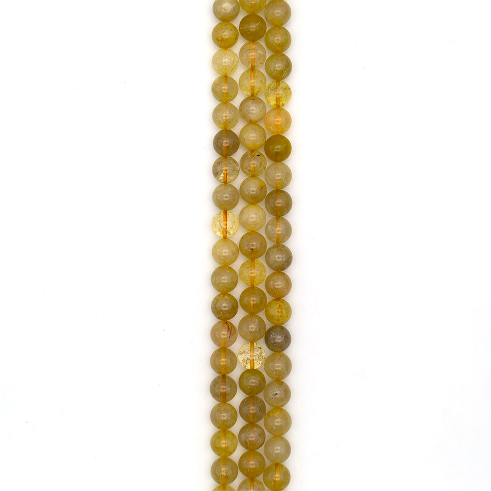 Фото товара кварц рутиловый желтый 12 мм