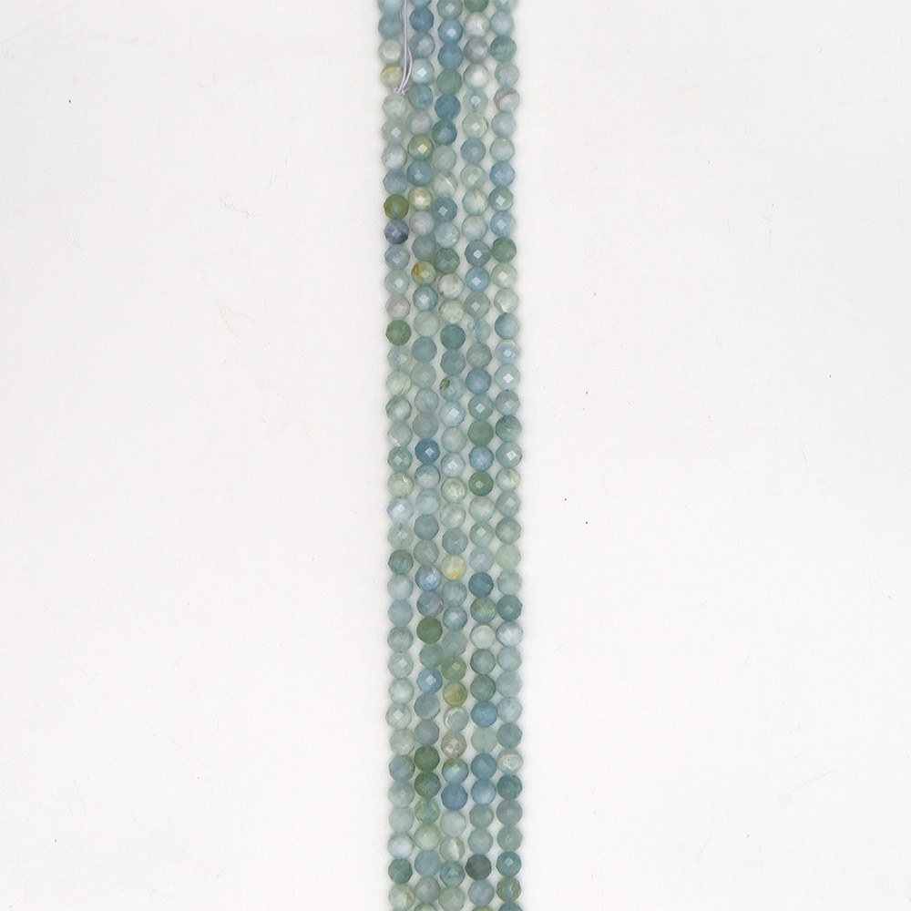Фото товара аквамарин шар 6 мм грань люкс