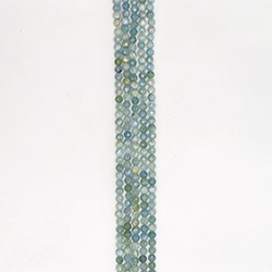 Аквамарин 6 мм грань люкс