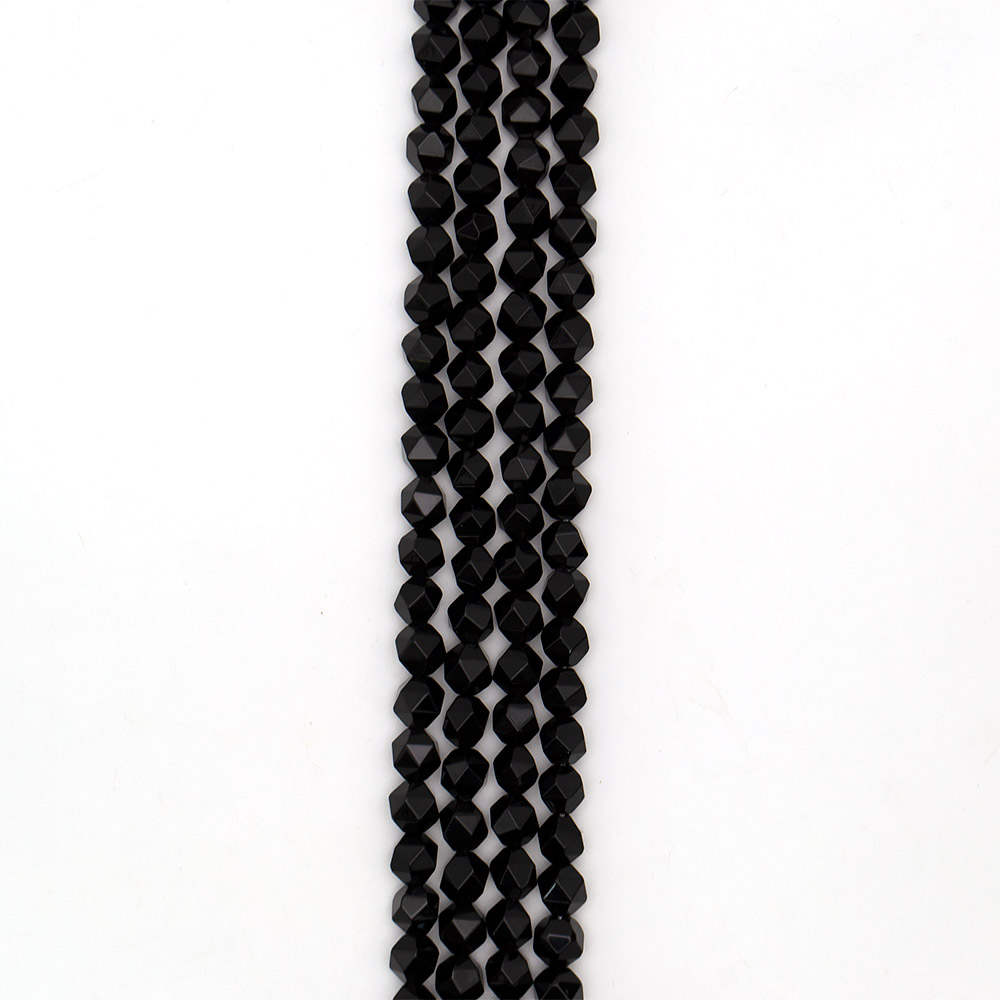 Фото товара оникс черный крупная грань шар 12 мм