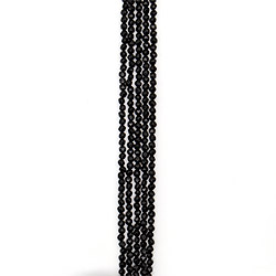 Оникс черный крупная грань 6 мм