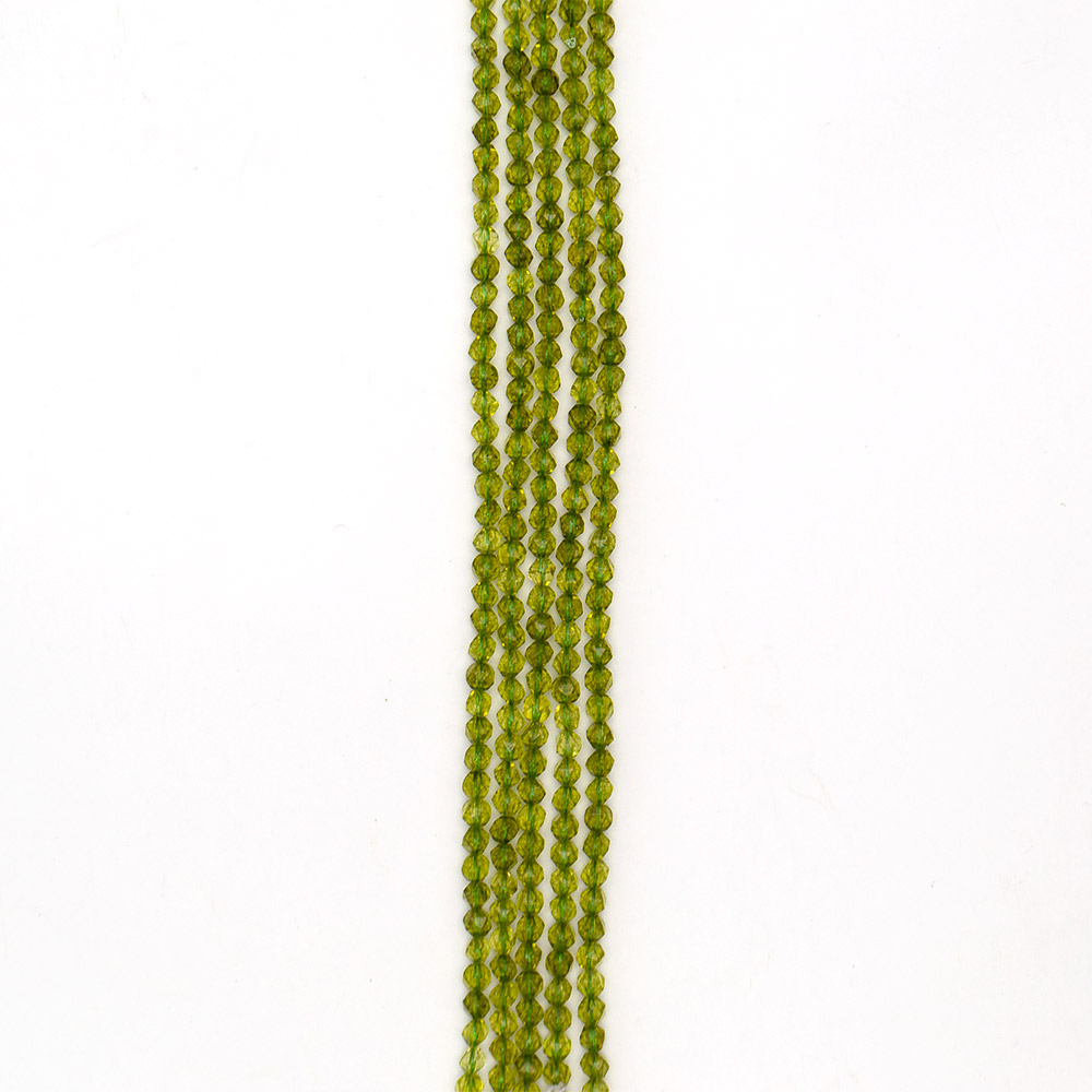 Фото товара хризолит синтетический крупная грань 6 мм