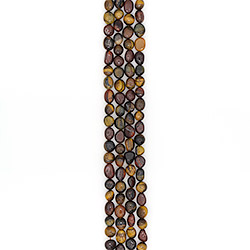 Тигровый, соколиный, бычий глаз галтовка 8*10 мм