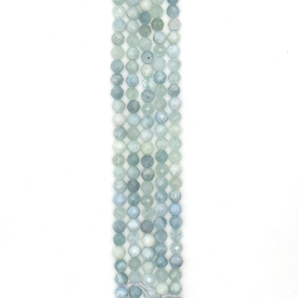 Фото товара аквамарин шар 10 мм грань люкс