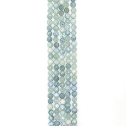 Аквамарин 10 мм грань люкс