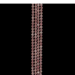 Розовый кварц мадагаскарский 8 мм грань люкс