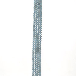 Аквамарин темный 6 мм грань люкс