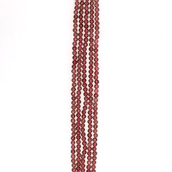 Земляничный кварц 6 мм грань люкс