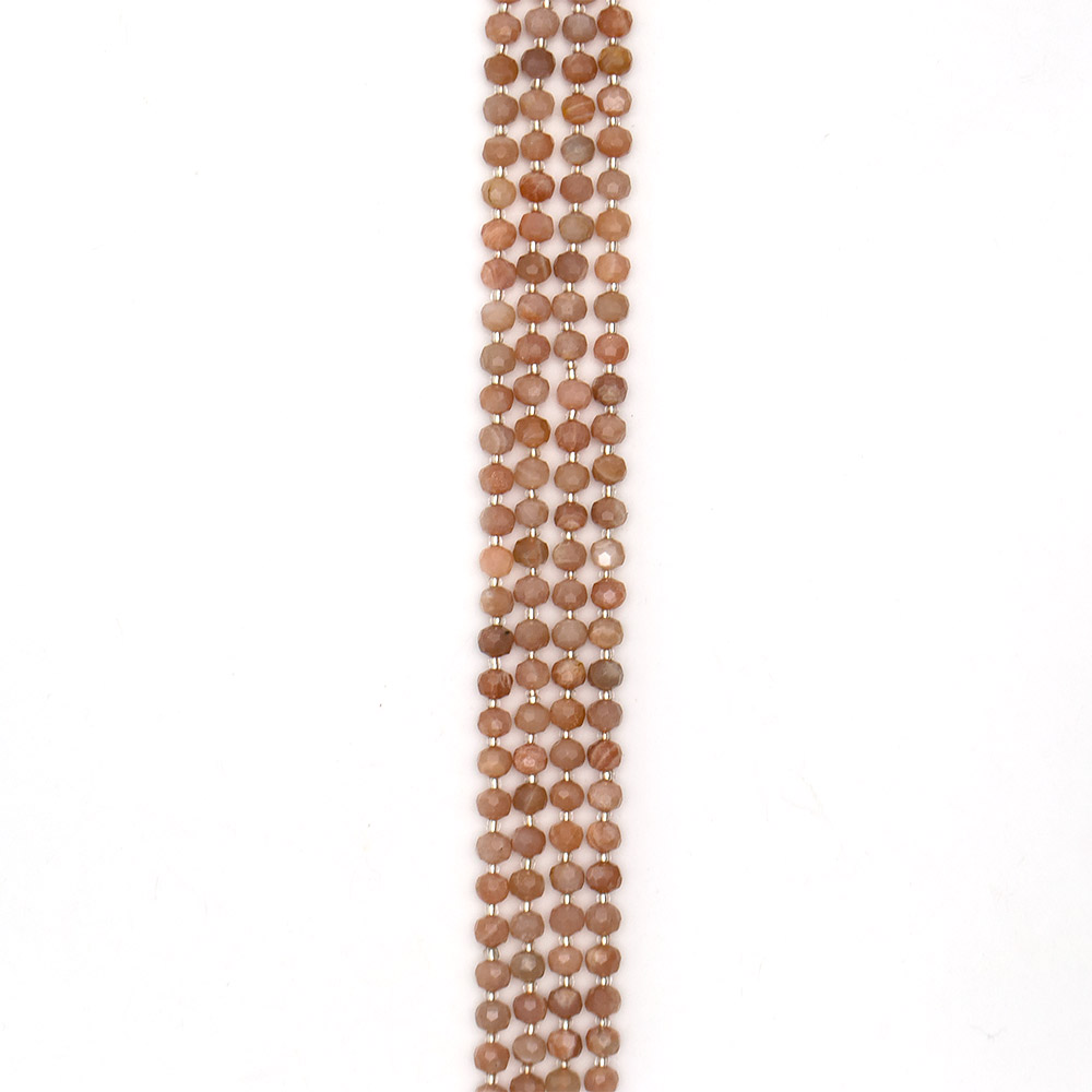 Фото товара солнечный камень рондоль 8*6 мм грань