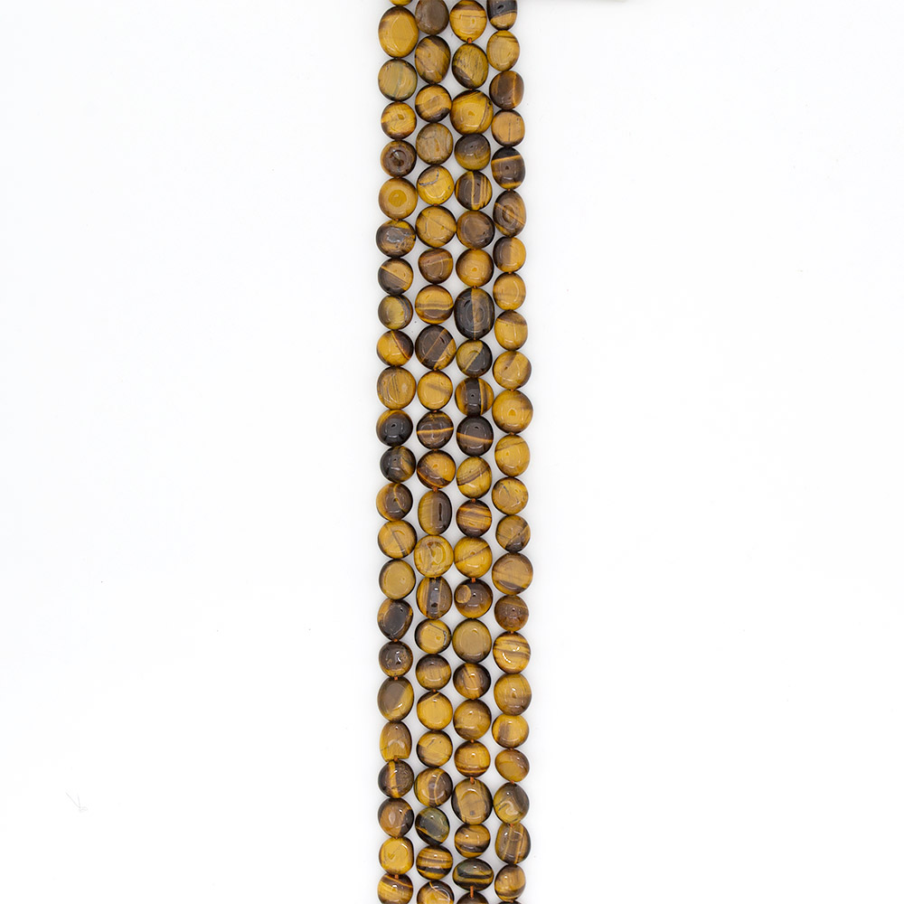 Фото товара тигровый глаз галтовка круглая 12 мм