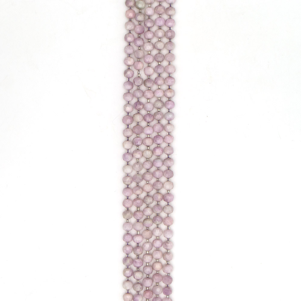 Фото товара кунцит рондоль 8*6 мм грань