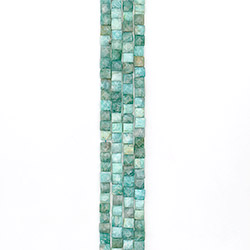 Амазонит квадрат 10 мм с гранями