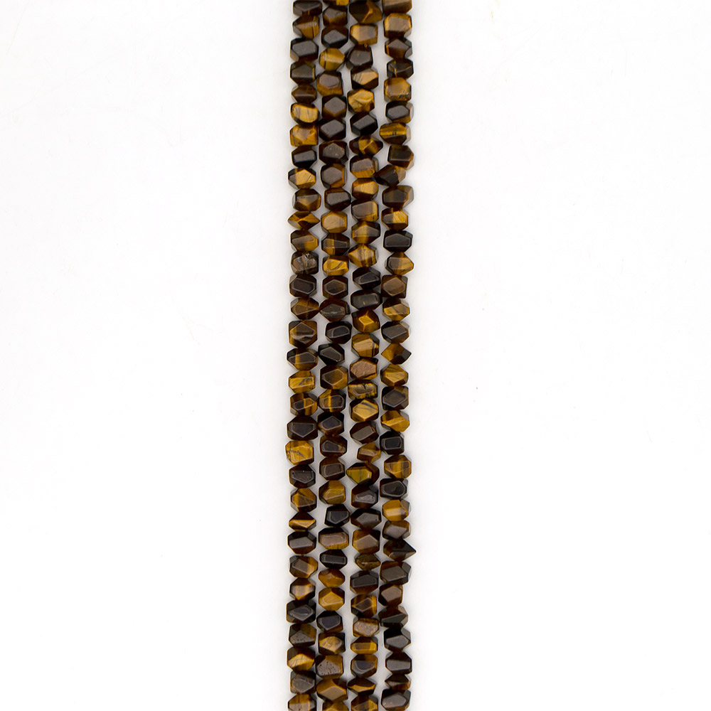 Фото товара тигровый глаз рондоль 6*11 мм с гранями