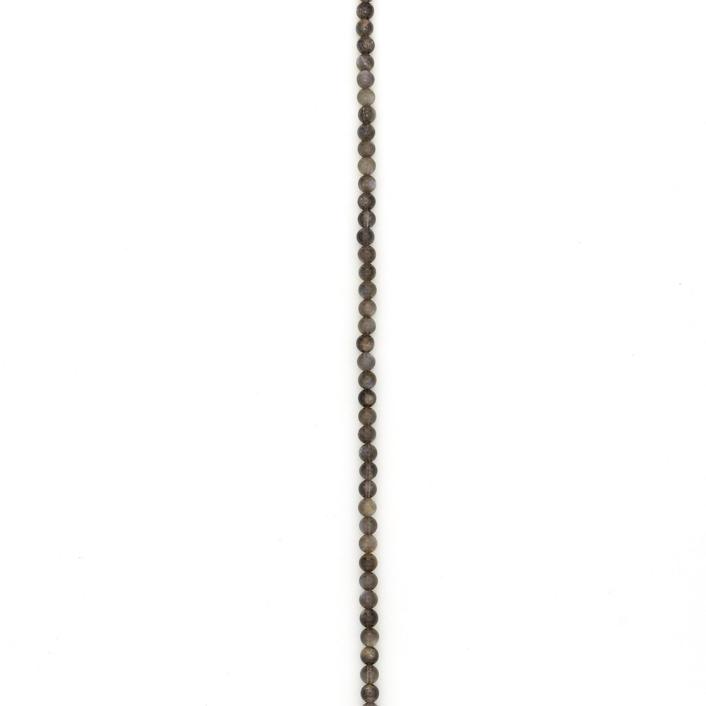 Фото товара лунный камень темный  шар 6 мм