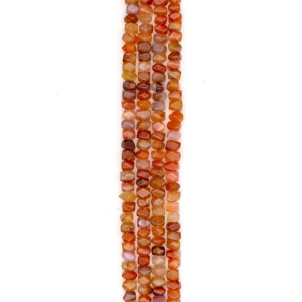 Фото товара агат ботсвана медовый рондоль 6*11 мм с гранями