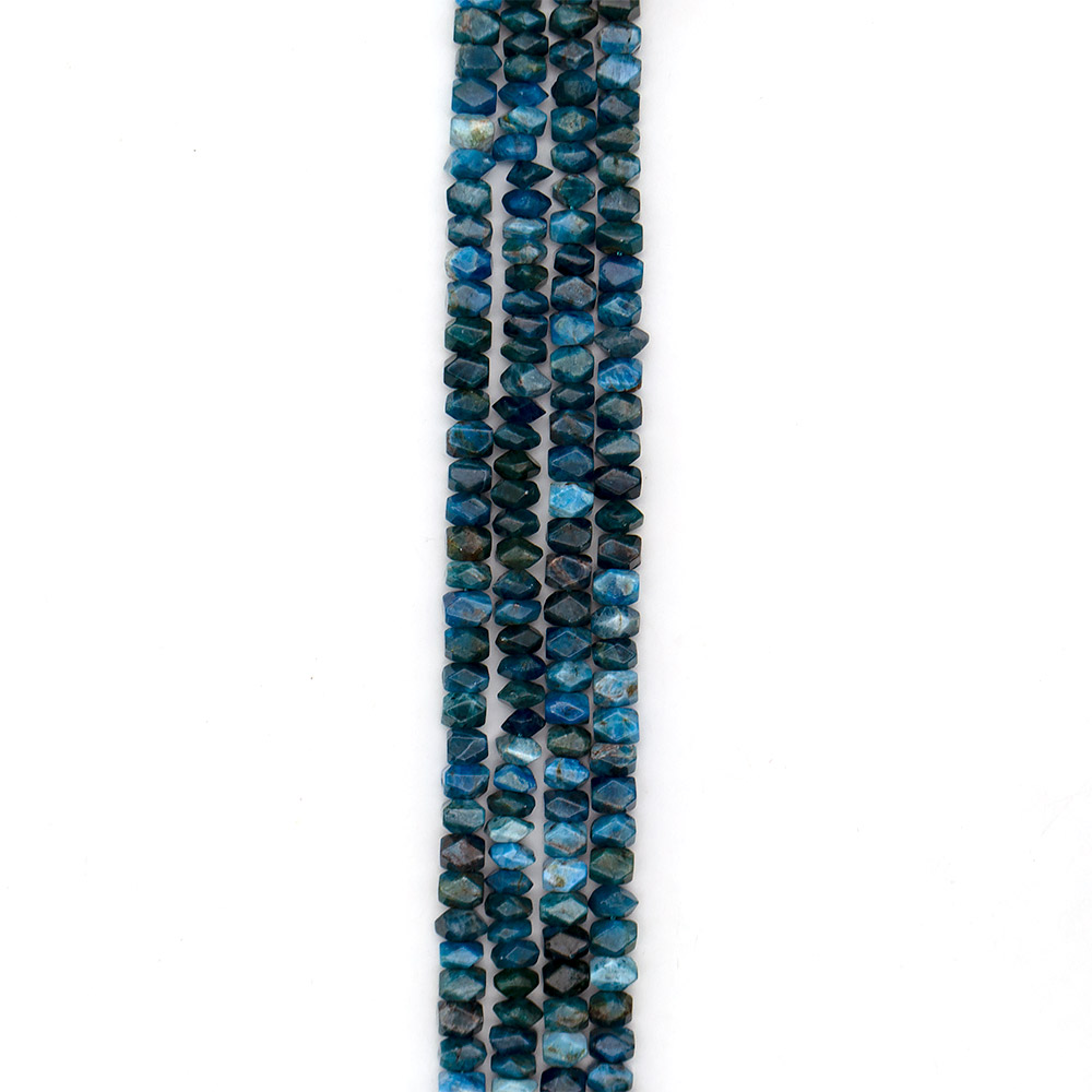 Фото товара апатит рондоль 6*11 мм с гранями