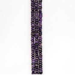 Аметист рондоль 6*11 мм с гранями