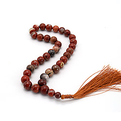 Фото товара четки из яшмы кирпичной 12 мм 33 буины