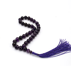 Четки из аметиста 10 мм 33 бусиы