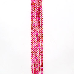 Кальцит пигментированный фуксия 6 мм