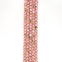 Фото товара мозаика цвет персиковый с гелиотисом 10 мм