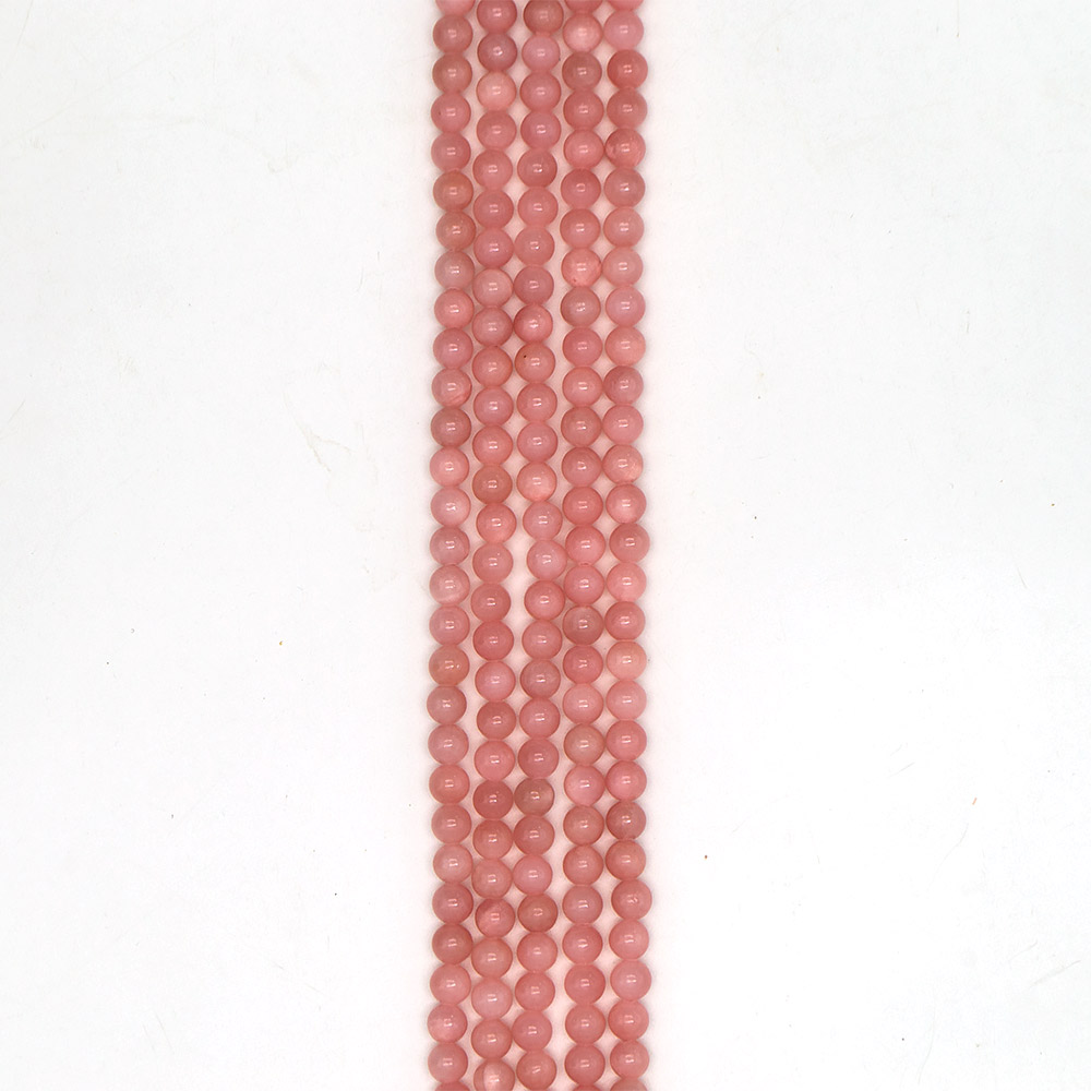 Фото товара кальцит тонированный цвет персиковый 8 мм