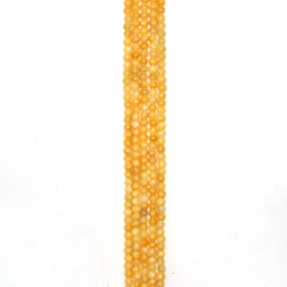 Фото товара кальцит тонированный светло-желтый 6 мм