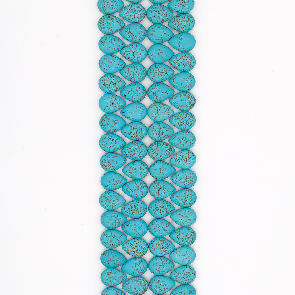 Фото товара бирюза имитация капля 24*17 мм