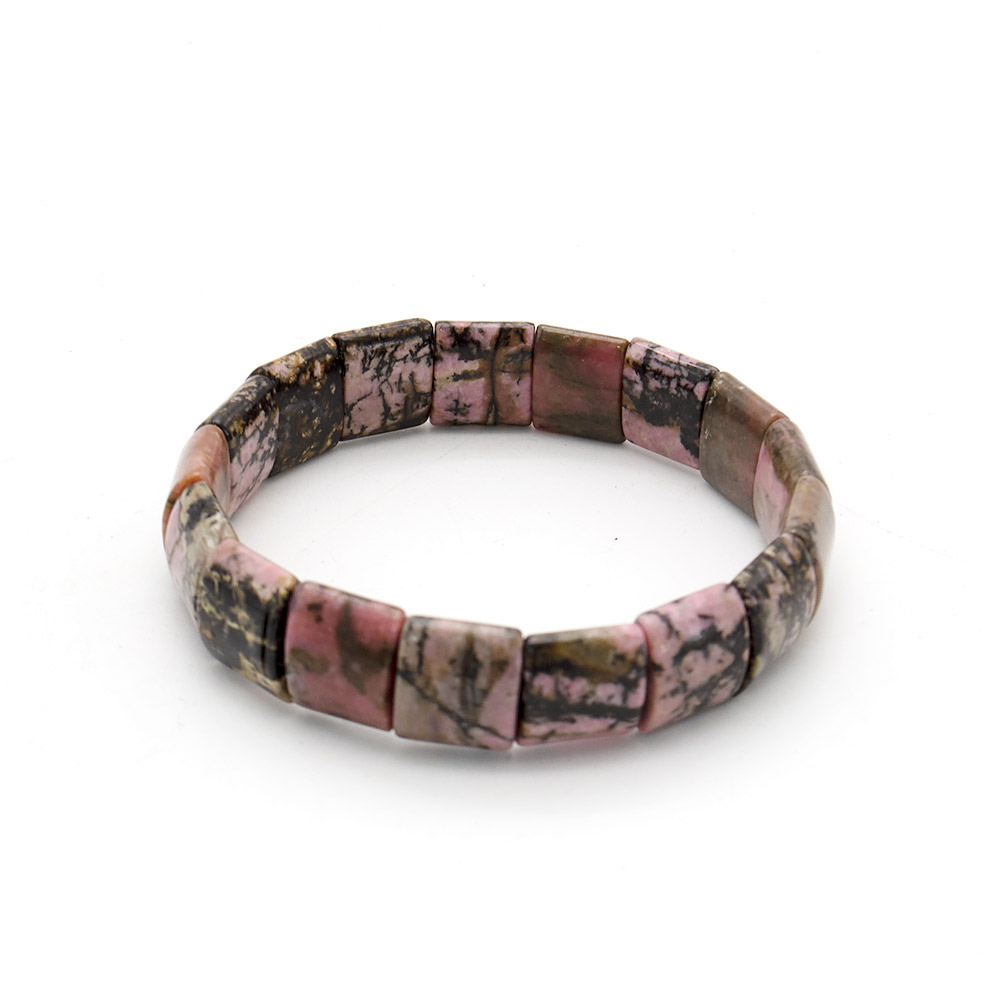 Фото товара браслет из родонита сегмент 15*12 мм