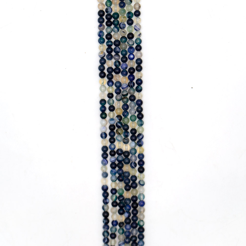 Фото товара агат шар цвет ультрамарин 6 мм 1 с