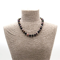 Бусы из турмалина шар 10 мм