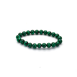 Браслет из малахита имитации 8 мм