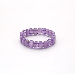 Браслет из аметиста лавандового 14*9 мм грань