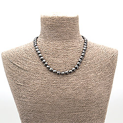 Бусы из гематита таблетка круглая 6 мм