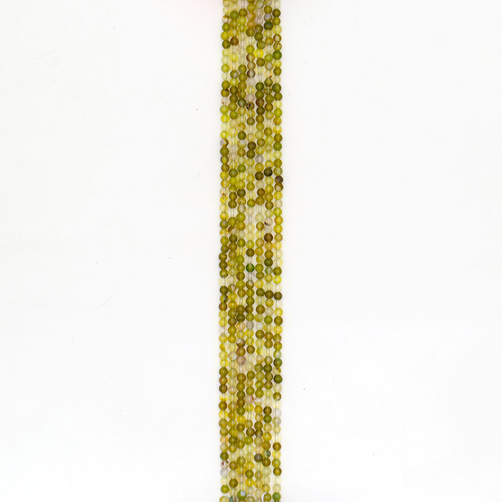 Фото товара агат шар цвет оливковый 4 мм