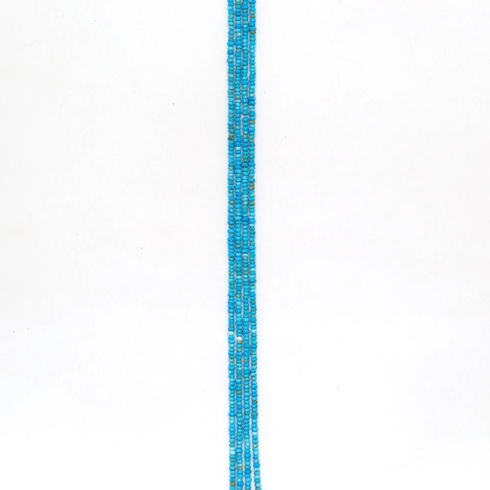 Фото товара бирюза рондоль граненый 2*3 мм