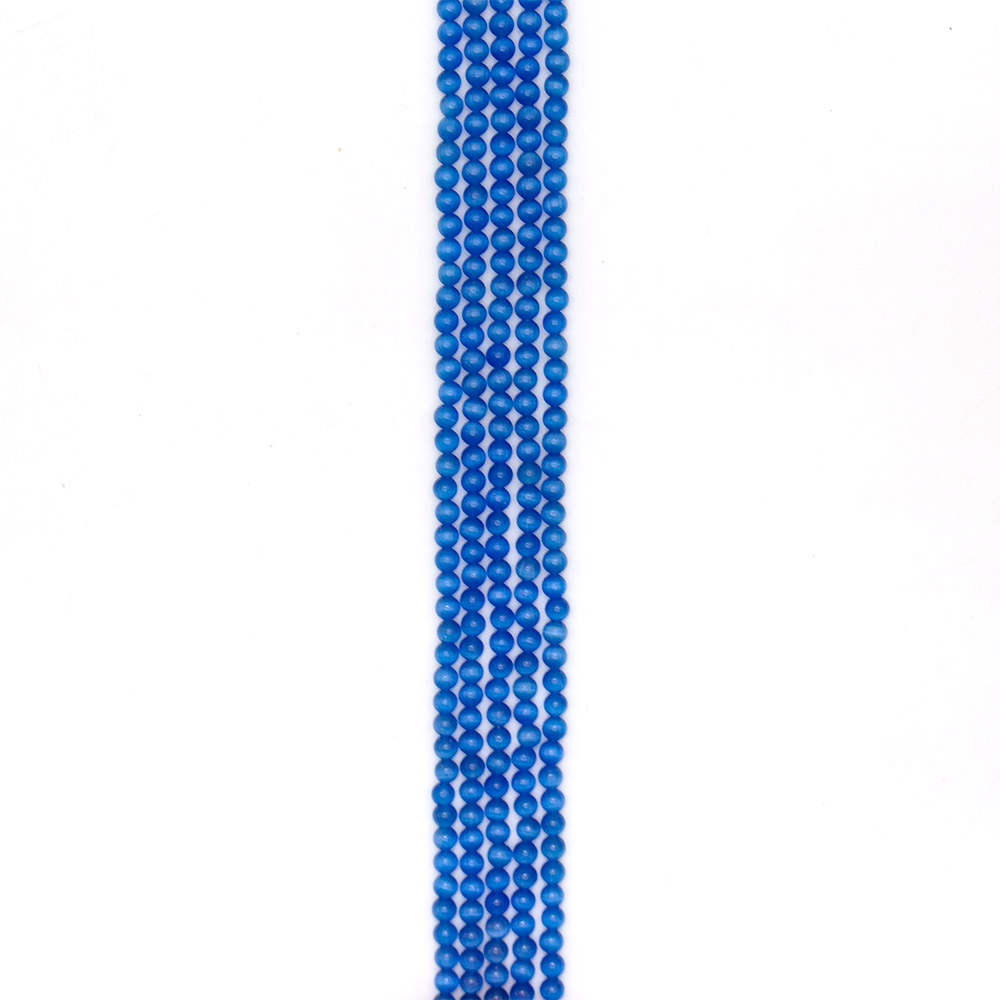 Фото товара кошачий глаз имитация шар цвет синий 6 мм 