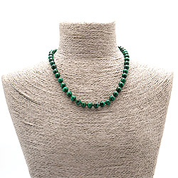 Бусы из малахита шар 8 мм