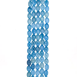 Кварц цвет аквамарин таблетка 15*13 мм