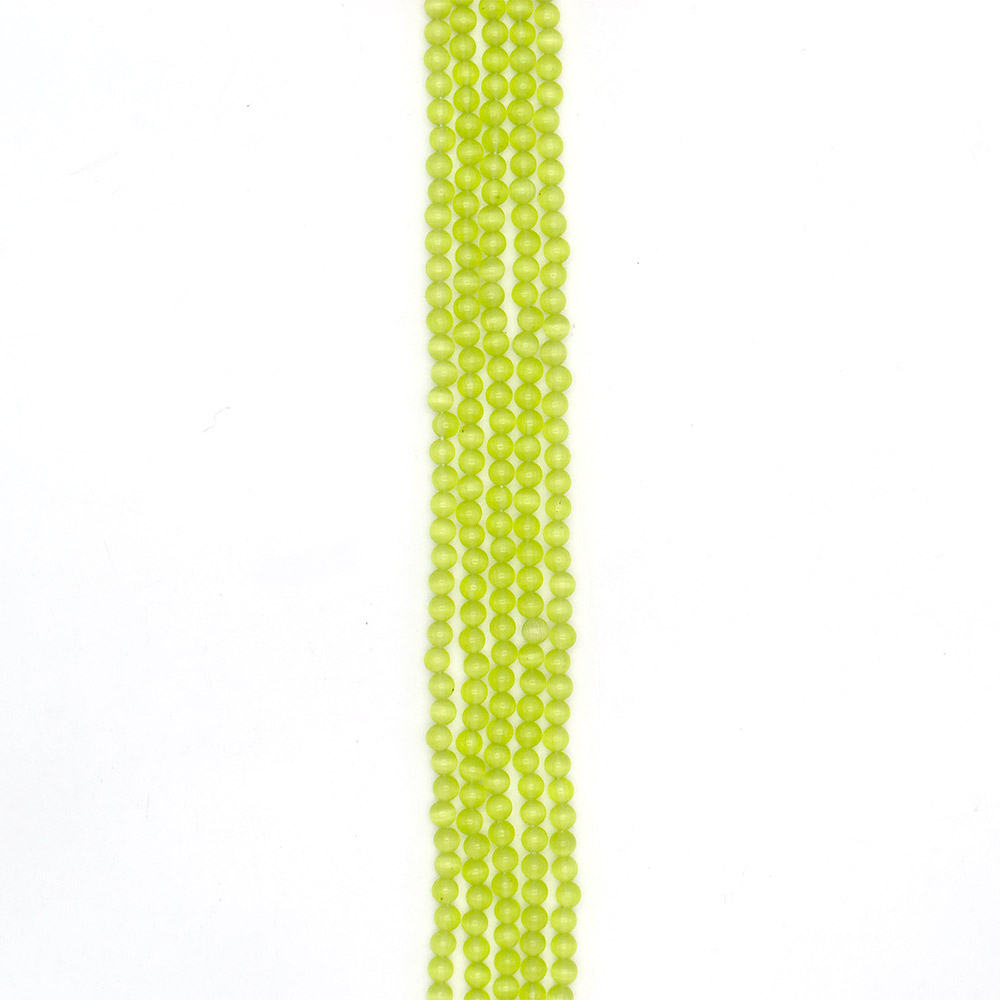 Фото товара кошачий глаз имитация цвет хризолит 