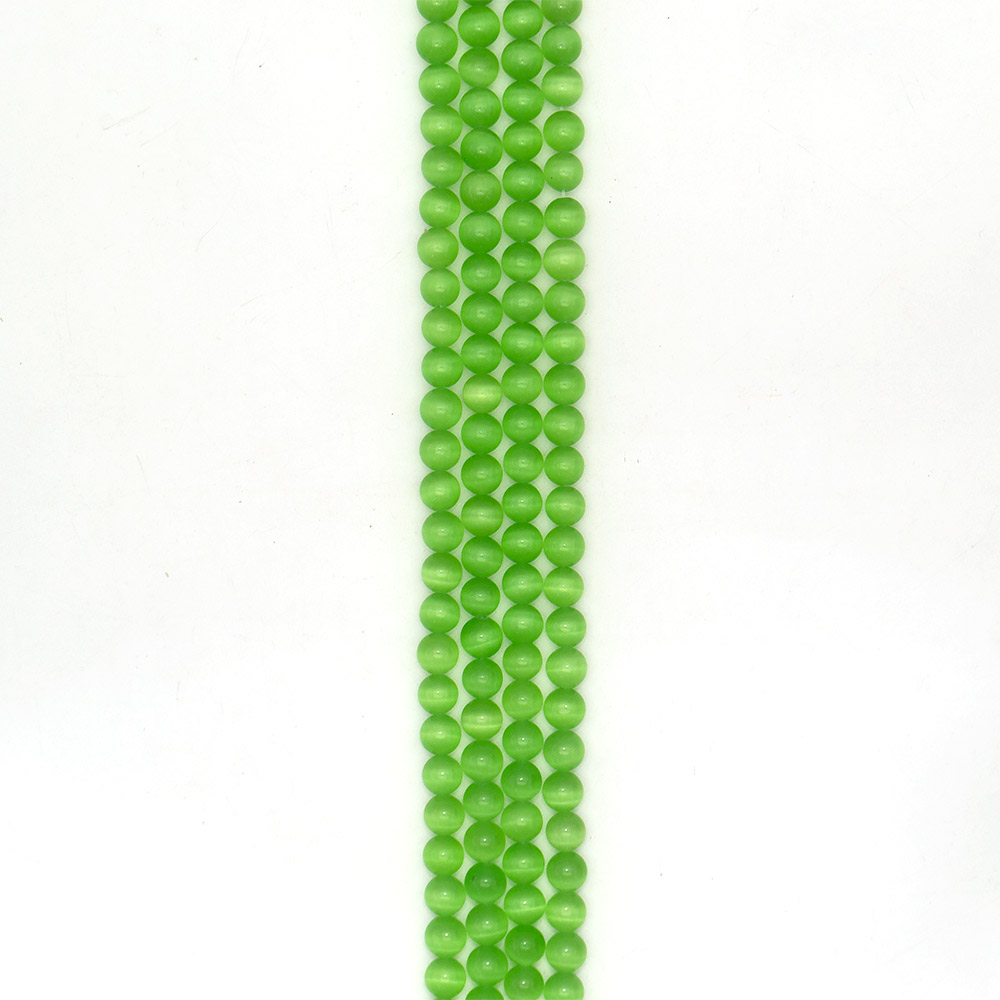 Фото товара кошачий глаз имитация цвет салатовый 