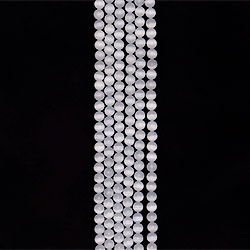 Кошачий глаз имитация цвет бело-серый 10мм 