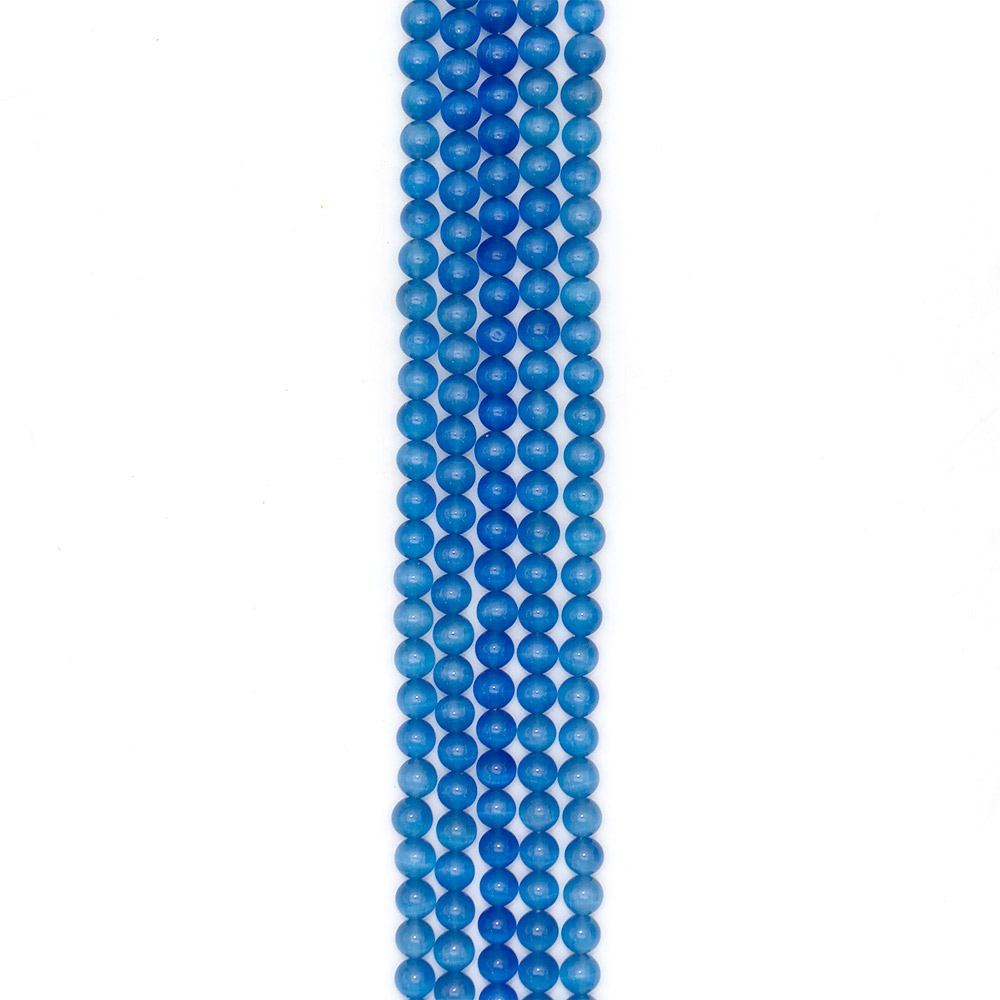 Фото товара кошачий глаз иммитация шар цвет голубой 10 мм 