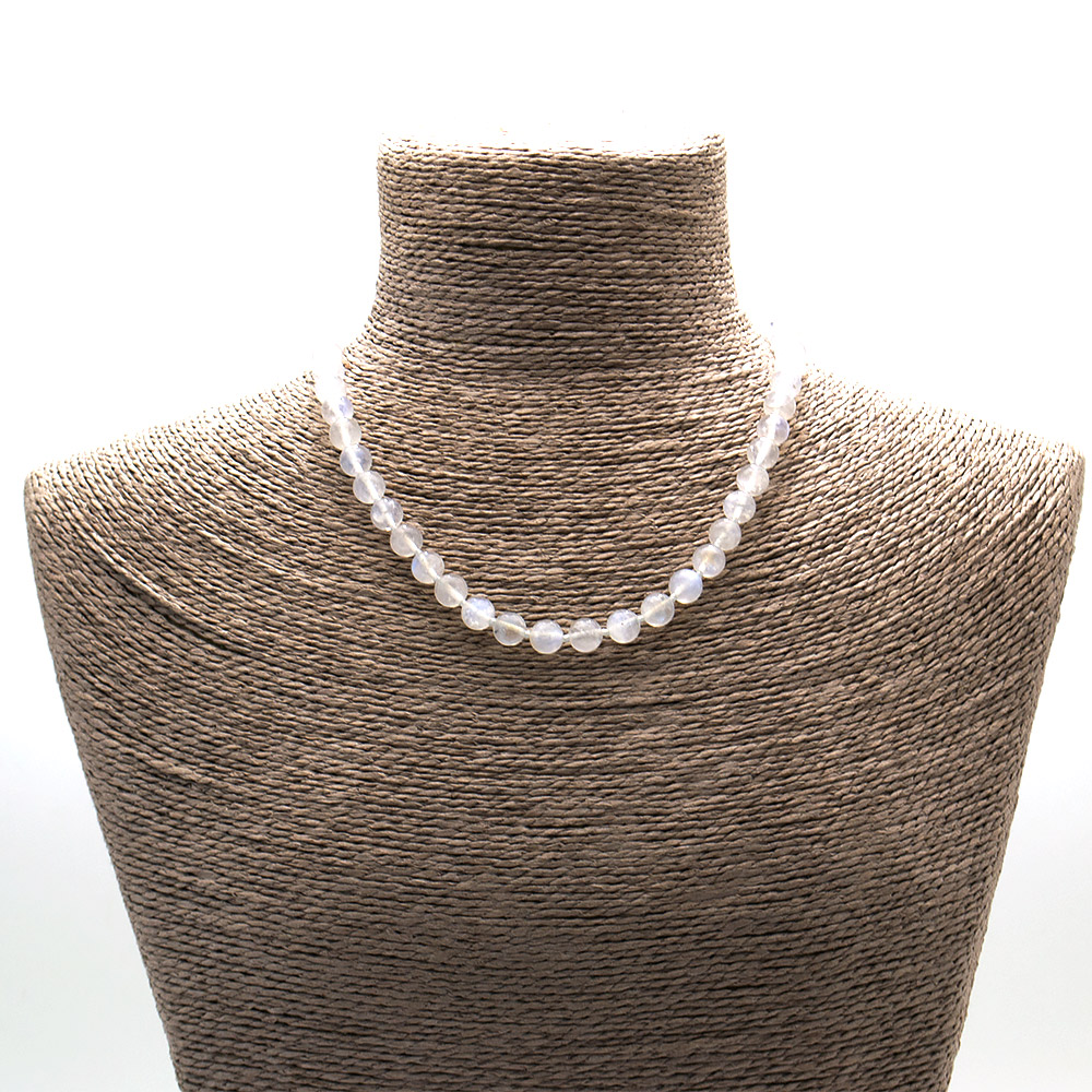 Фото товара бусы из адуляра шар 8 мм